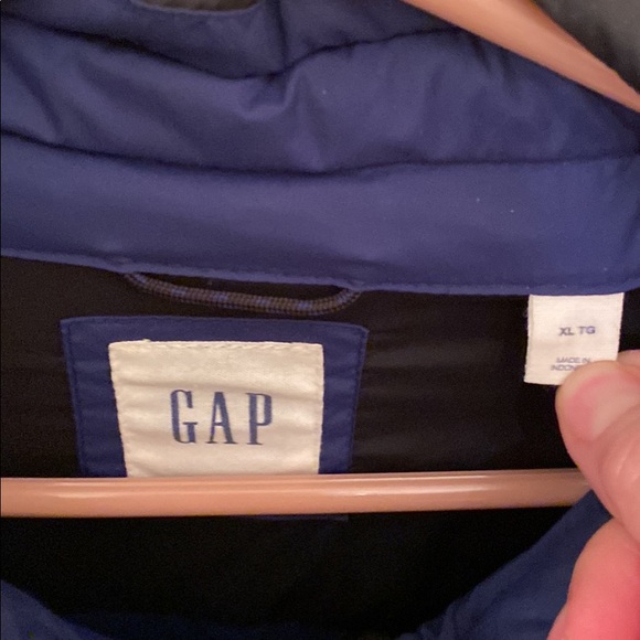 Mens Gap Black Puffer XL - Picture 3 of 6